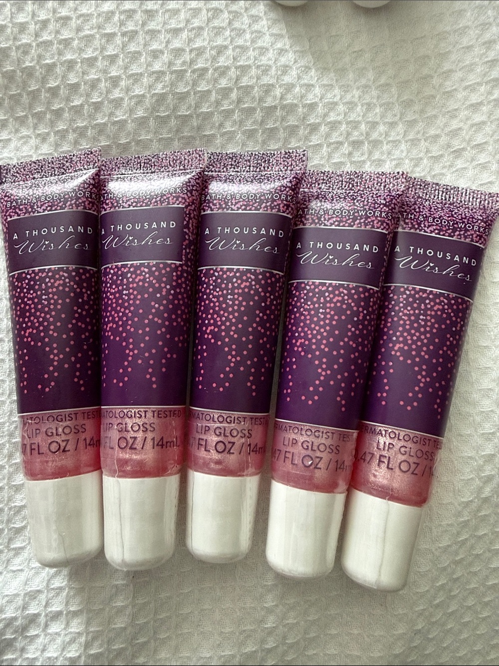 BBW 5pc   A Thousand Wishes  lip gloss
